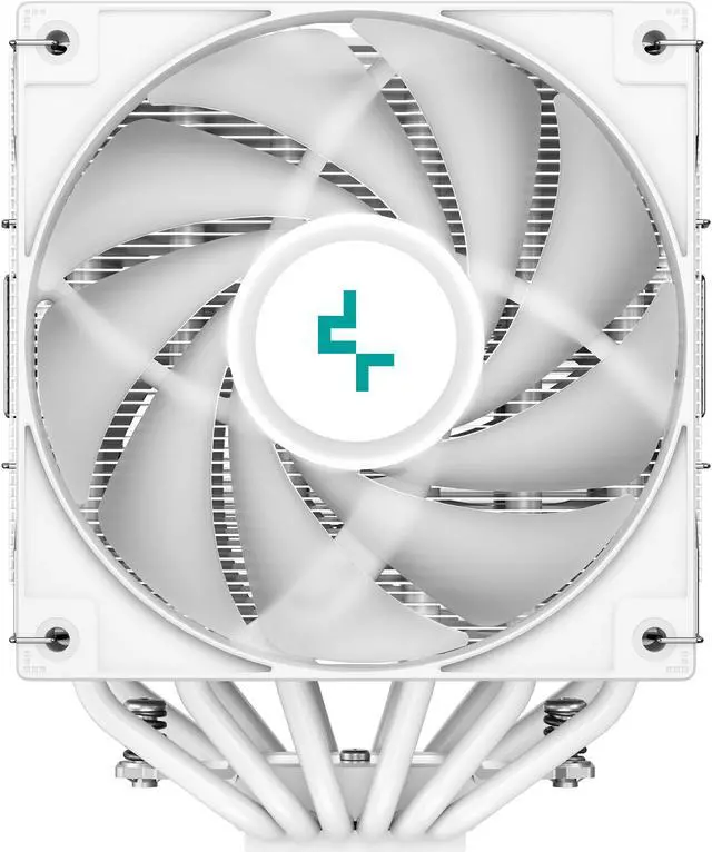 Alt view image 4 of 10 - DeepCool AG620 WH ARGB Dual-Tower CPU Cooler, 2x 120mm Fan, Six Copper Heat Pipes, Intel/AMD Support