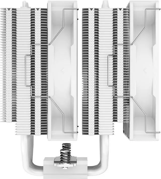 Alt view image 5 of 10 - DeepCool AG620 WH ARGB Dual-Tower CPU Cooler, 2x 120mm Fan, Six Copper Heat Pipes, Intel/AMD Support