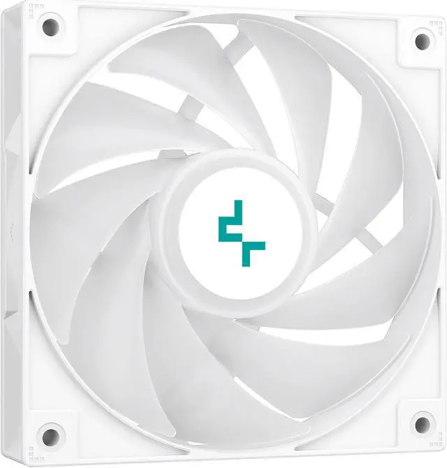 Alt view image 8 of 10 - DeepCool AG620 WH ARGB Dual-Tower CPU Cooler, 2x 120mm Fan, Six Copper Heat Pipes, Intel/AMD Support