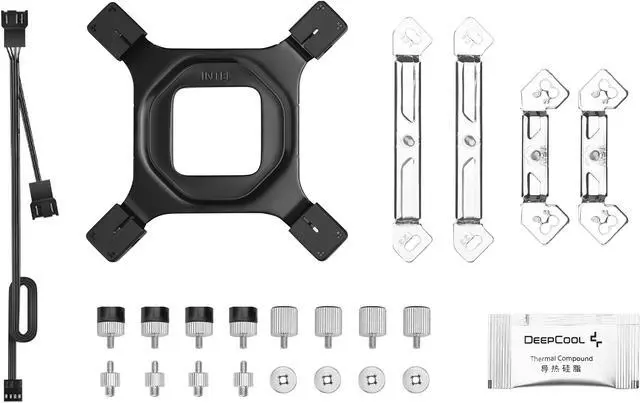 Alt view image 9 of 10 - DeepCool AG620 WH ARGB Dual-Tower CPU Cooler, 2x 120mm Fan, Six Copper Heat Pipes, Intel/AMD Support