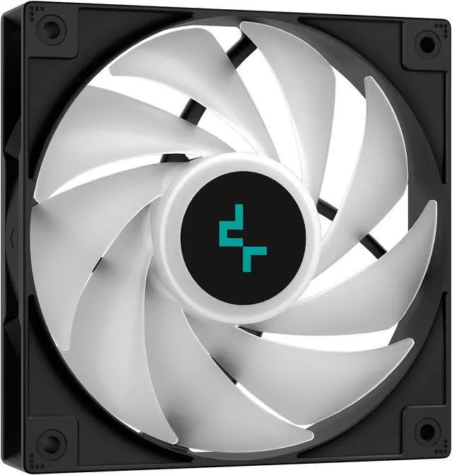 Alt view image 8 of 10 - DeepCool AG500 BK ARGB Single-Tower Performance CPU Cooler, 5 Copper Heat Pipes,  120mm ARGB PWM Fan, White