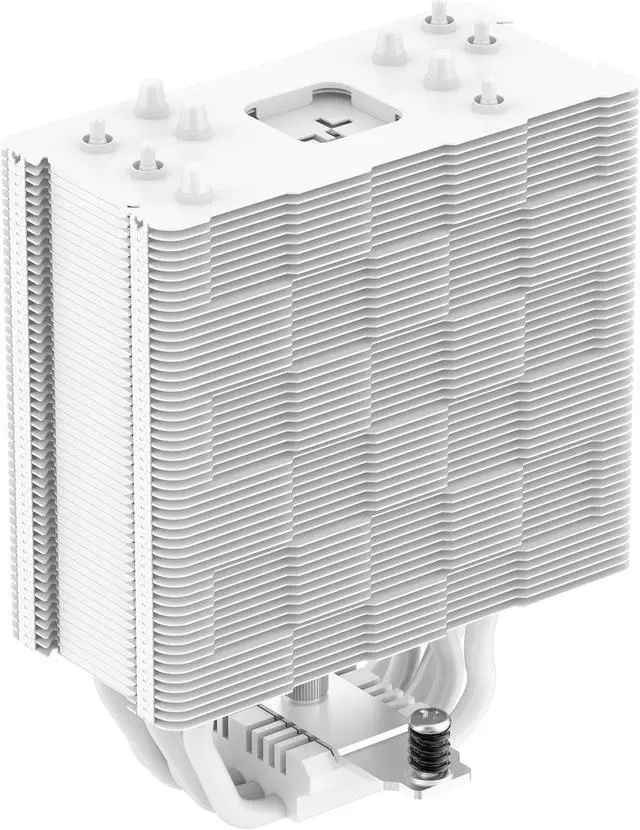 Alt view image 7 of 10 - DeepCool AG500 WH ARGB Single-Tower Performance CPU Cooler, 5 Copper Heat Pipes, 120mm ARGB PWM Fan, White