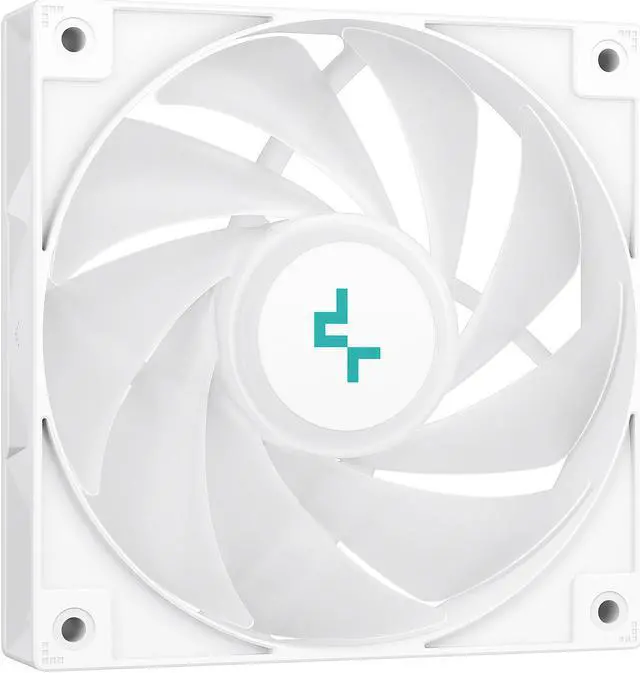 Alt view image 8 of 10 - DeepCool AG500 WH ARGB Single-Tower Performance CPU Cooler, 5 Copper Heat Pipes, 120mm ARGB PWM Fan, White