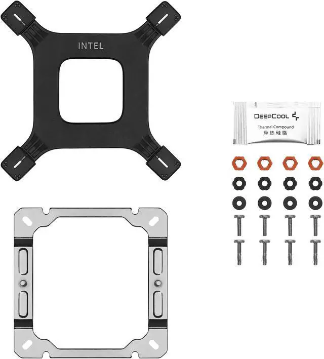 Alt view image 9 of 10 - DeepCool AG500 WH ARGB Single-Tower Performance CPU Cooler, 5 Copper Heat Pipes, 120mm ARGB PWM Fan, White