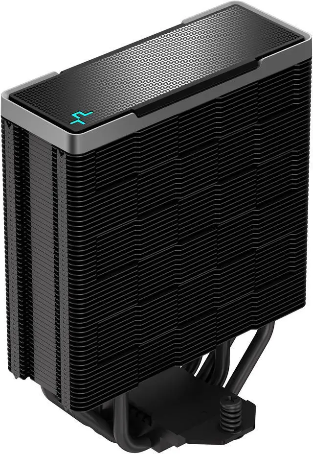Alt view image 7 of 10 - DeepCool AK400 ZERO DARK Performance CPU Cooler, 4 Copper Heat Pipes, 120mm Fluid Dynamic Bearing PWM Fan, 220W TDP