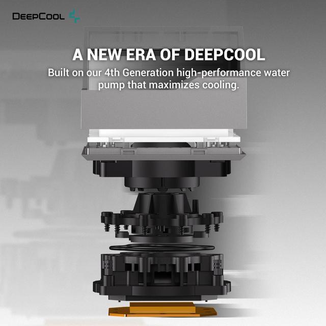 Deepcool LT720 Komplett-Wasserkühlung, 360mm - weiß - All-in-One WaKü (AIO)