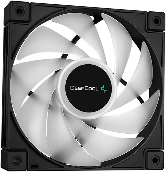 Alt view image 8 of 9 - DeepCool LS520 High-Performance Liquid CPU Cooler, 240mm Radiator, 120mm A-RGB PWM Fan with Auto-RGB Function, Infinity Mirror Cap Design, Customizable Logo Plate, 5V A-RGB Software Control