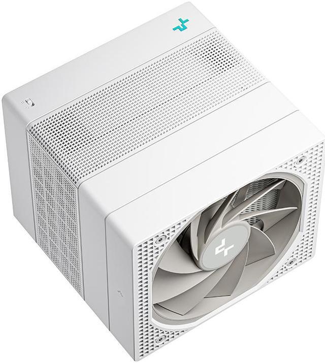 Alt view image 8 of 14 - Deepcool ASSASSIN IV WH Premium CPU Air Cooler, Dual-Tower, 120/140mm FDB Fan Configuration, 7 Copper Heat Pipes, Quiet/Peformance Mode Switch
