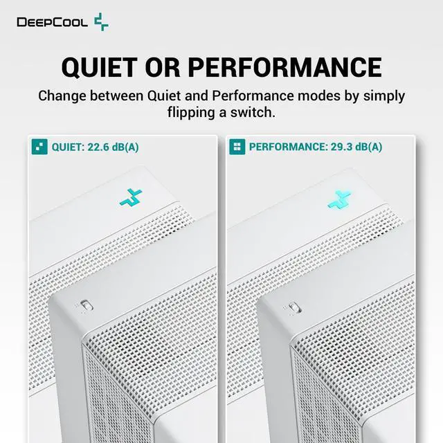 Alt view image 11 of 14 - Deepcool ASSASSIN IV WH Premium CPU Air Cooler, Dual-Tower, 120/140mm FDB Fan Configuration, 7 Copper Heat Pipes, Quiet/Peformance Mode Switch