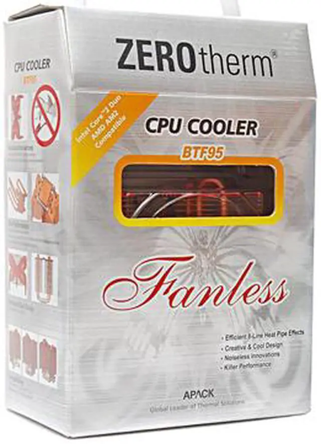 Alt view image 8 of 8 - ZEROtherm BTF95 CPU Cooler