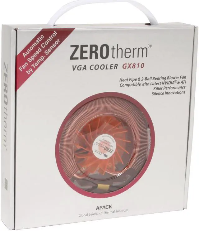 Alt view image 5 of 5 - ZEROtherm GX810 2 Ball VGA Cooling