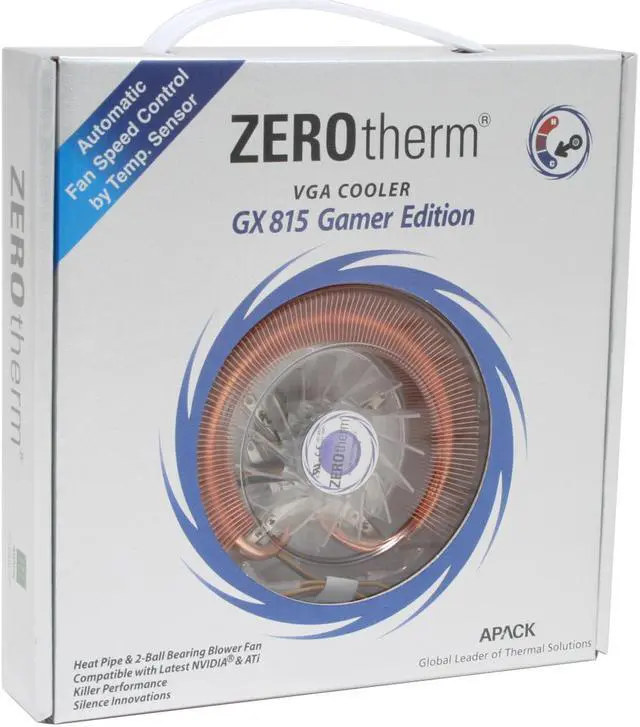 Alt view image 5 of 5 - ZEROtherm GX815 Gamer Edition 2 Ball VGA Cooler