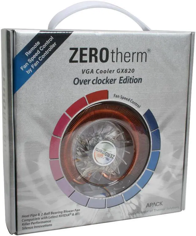Alt view image 8 of 8 - ZEROtherm GX820 Over-clocker Edition UFO VGA Cooler