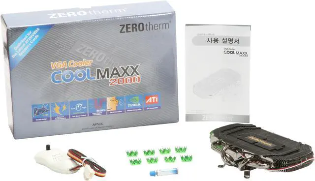 Alt view image 10 of 10 - ZEROtherm CoolMaxx 2000 Long Life Sleeve Bearing VGA Cooler