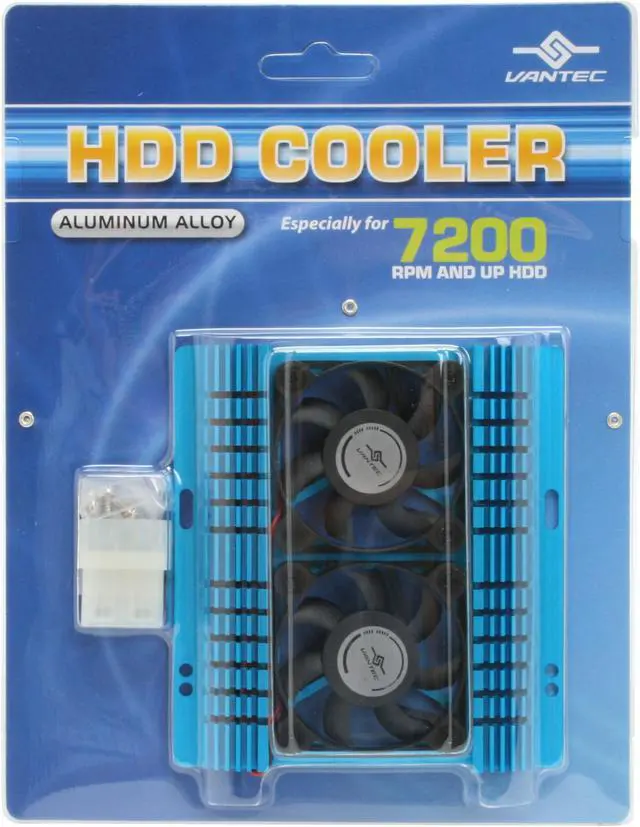 Main image of Vantec Aluminum Hard Drive Cooler with Dual Fans - Model HDC-502A