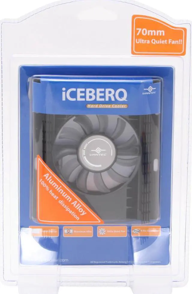 Main image of VANTEC HDC-701A-BK Aluminum Hard Driver Cooler