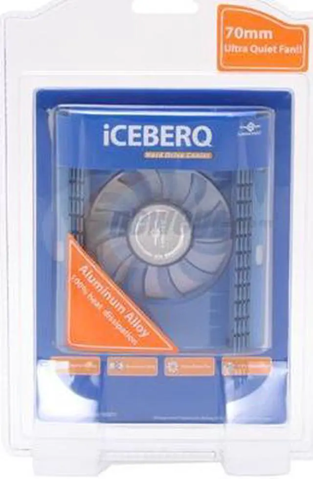 Main image of VANTEC HDC-701A-BL Aluminum Aluminum Hard Driver Cooler