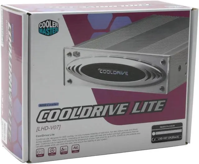 Alt view image 5 of 5 - COOLER MASTER LHD-V07-UK Aluminum Aluminum HDD CoolDrive Lite