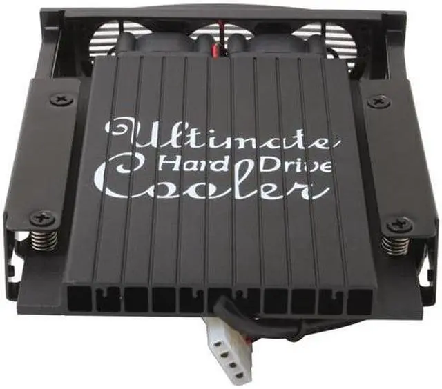 Alt view image 2 of 4 - Alpha and Omega UHDC-BK UHDC HARD DRIVE COOLER (Black) W/DUAL 40 x 40 x 20MM FANS