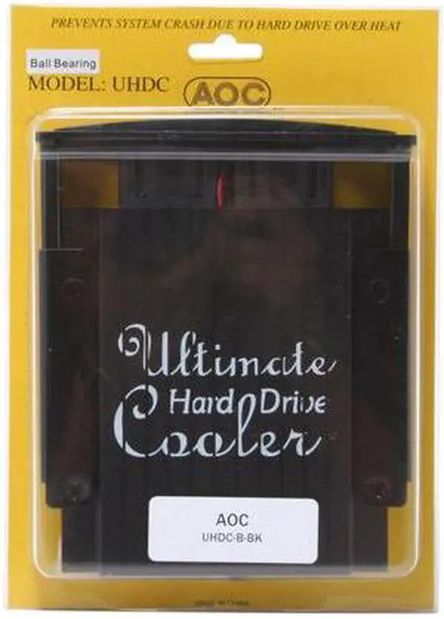 Alt view image 4 of 4 - Alpha and Omega UHDC-BK UHDC HARD DRIVE COOLER (Black) W/DUAL 40 x 40 x 20MM FANS