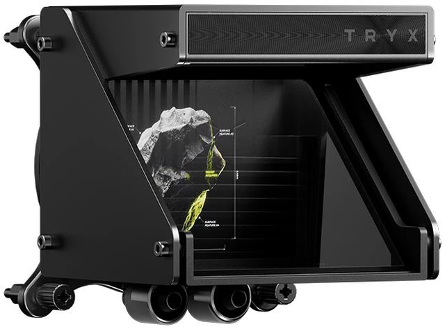 Alt view image 7 of 7 - TRYX Holo 360mm AIO Holographic Visual GIPHY Built-in Asetek 280w TDP 7th Gen V2, FOBR Unibody Fan, Adjustable Water Block, Embedded Al Interface, Aluminum, Intel LGA 1851/1700 AMD AM5/AM4