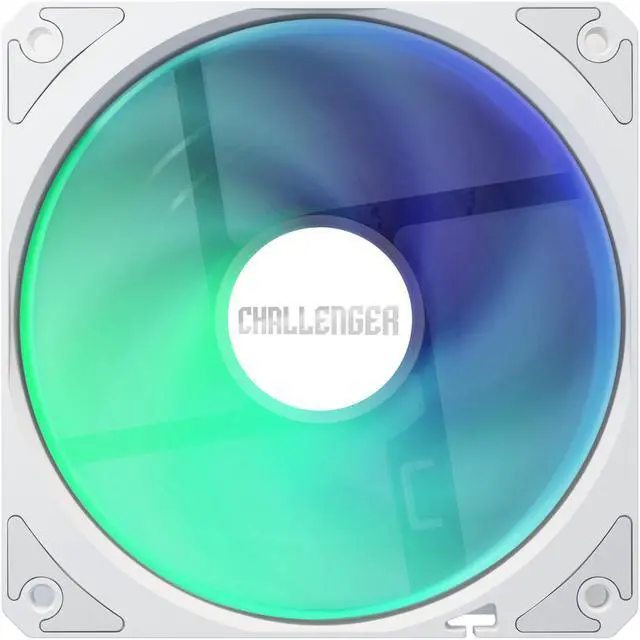 Alt view image 8 of 13 - ASRock AIO Challenger White 360 Digital 27mm radiator, 3" Digital Display w/ ARGB, ARGB Hub-lighting fan, white version
