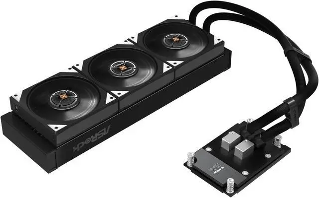 Alt view image 4 of 11 - ASRock WS TR 360D 360mm AIO Liquid CPU Cooler for AMD Threadripper sTR5/SP6/sWRX9/sWRX8/sTRX4/TR4/SP3, Dual-Pump Redundancy with Alarm, Brazed Full-Copper Cold Plate, 6-Year Warranty