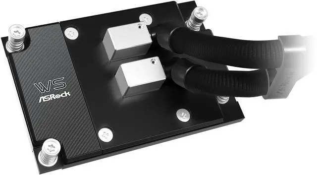 Alt view image 9 of 11 - ASRock WS TR 360D 360mm AIO Liquid CPU Cooler for AMD Threadripper sTR5/SP6/sWRX9/sWRX8/sTRX4/TR4/SP3, Dual-Pump Redundancy with Alarm, Brazed Full-Copper Cold Plate, 6-Year Warranty