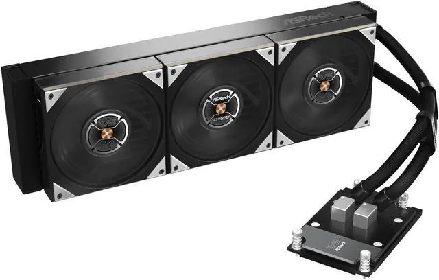 Alt view image 3 of 11 - ASRock WS TR 360D 360mm AIO Liquid CPU Cooler for AMD Threadripper sTR5/SP6/sWRX9/sWRX8/sTRX4/TR4/SP3, Dual-Pump Redundancy with Alarm, Brazed Full-Copper Cold Plate, 6-Year Warranty