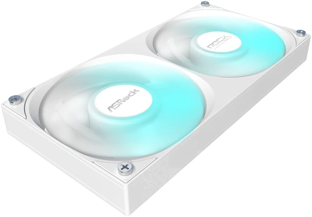 ASRock Rock White 240 Digital 240mm AIO Liquid CPU Cooler, White, 1.05 ...