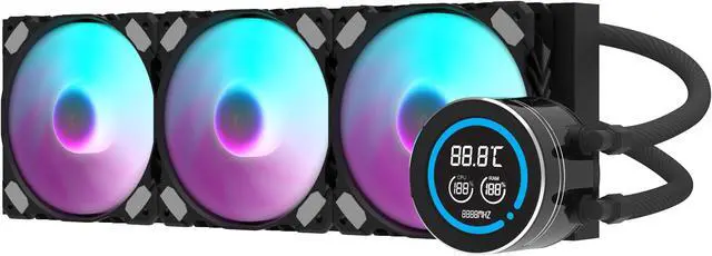 Alt view image 2 of 2 - darkFlash  DN360D All-in-One 360mm Liquid CPU Cooler CPU support socket LGA 115x / 1200 / 1700 AMD CPU support socket AM5 / AM4 / AM3