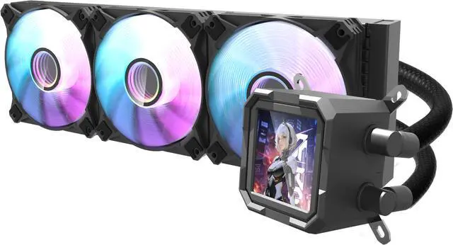 Alt view image 2 of 3 - darkFlash DV360S All-in-One 360mm Liquid CPU Cooler CPU support socket LGA 115x / 1366 / 2066 / 2011-V3 / 1700 AMD CPU support socket AM5 / AM4 / AM3