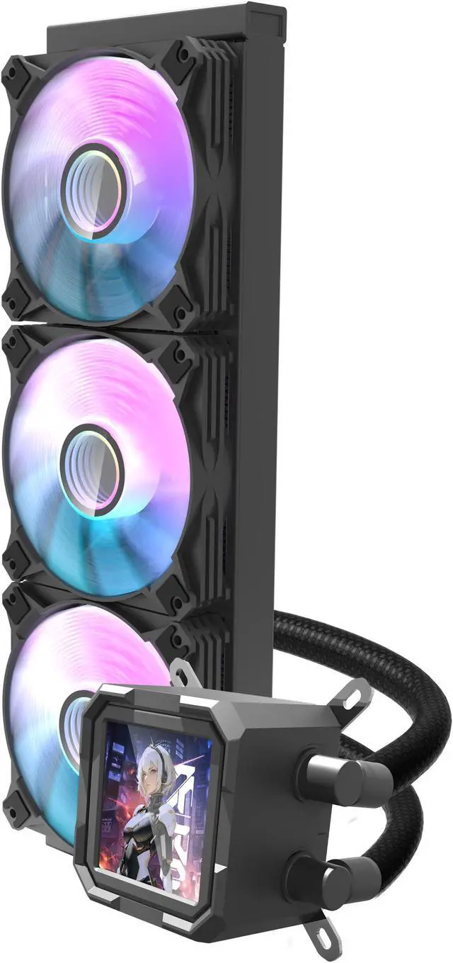 Alt view image 3 of 3 - darkFlash DV360S All-in-One 360mm Liquid CPU Cooler CPU support socket LGA 115x / 1366 / 2066 / 2011-V3 / 1700 AMD CPU support socket AM5 / AM4 / AM3