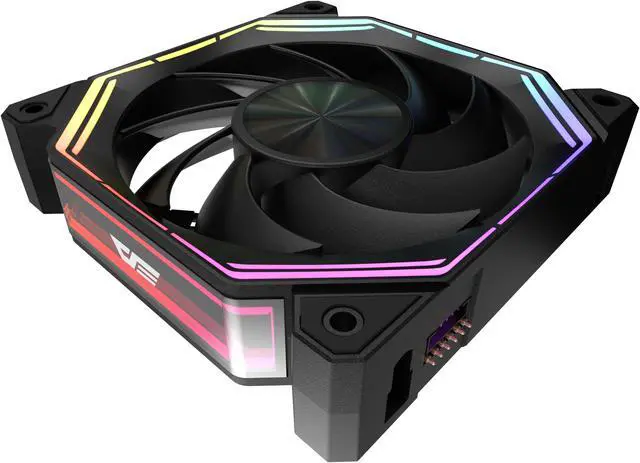 Alt view image 8 of 9 - darkFlash 3 in 1 pack INF34 A-RGB Fan ARGB black 120mm