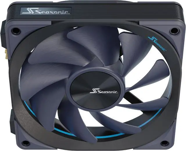 Alt view image 6 of 9 - Seasonic MAGFLOW 120mm High Performance PWM Fan - Black