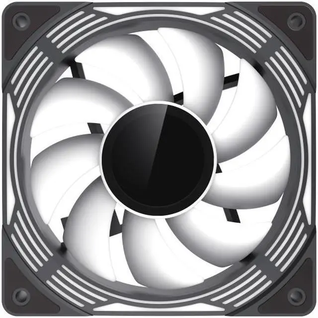 Alt view image 4 of 4 - GAMEMAX FN12A-C8I, 120mm Black frame ARGB Fan - High-Performance Cooling Fan for PC Case