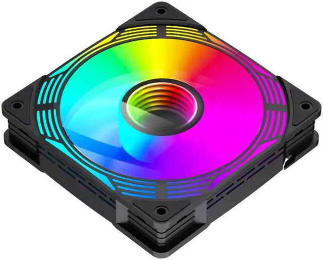 Alt view image 2 of 4 - GAMEMAX FN12A-C8I, 120mm Black frame ARGB Fan - High-Performance Cooling Fan for PC Case