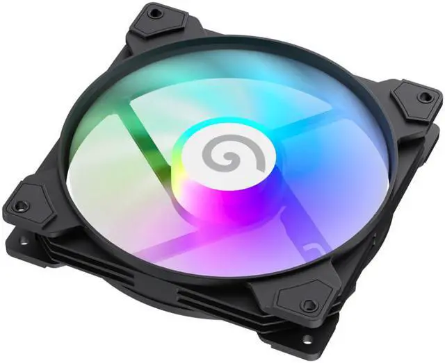 Alt view image 4 of 8 - GAMEMAX FN14A-S5, 120mm White frame ARGB Fan - High-Performance Cooling Fan for PC Case Addressable RGB LED Case Fan