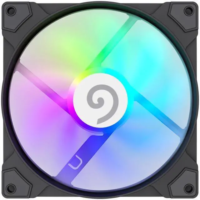 Alt view image 3 of 8 - GAMEMAX FN14A-S5, 120mm White frame ARGB Fan - High-Performance Cooling Fan for PC Case Addressable RGB LED Case Fan