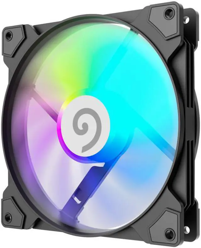 Alt view image 5 of 8 - GAMEMAX FN14A-S5, 120mm White frame ARGB Fan - High-Performance Cooling Fan for PC Case Addressable RGB LED Case Fan