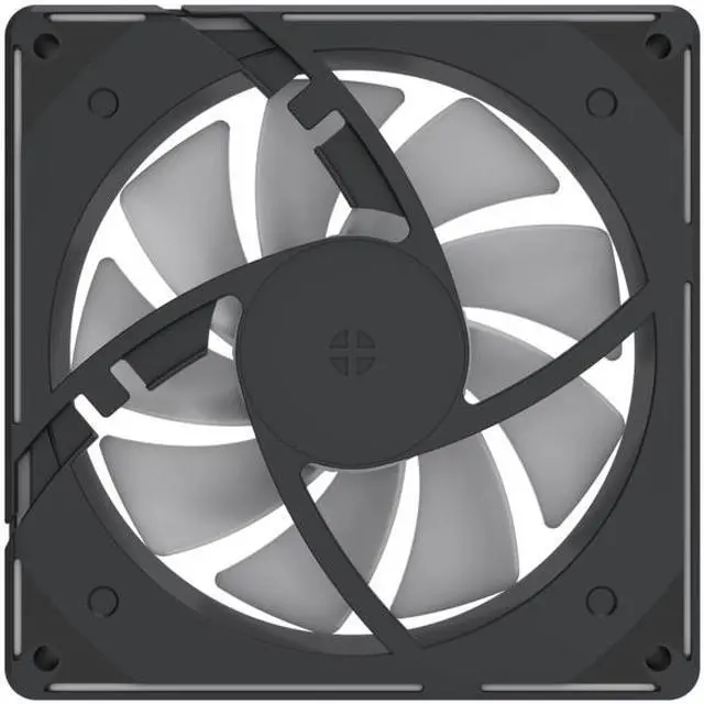 Alt view image 6 of 7 - GAMEMAX RA300 BK, 120mm Black frame ARGB Fan 3 in 1 Kit, High-Performance Cooling Fan for PC Case. Addressable RGB LED Case Fans