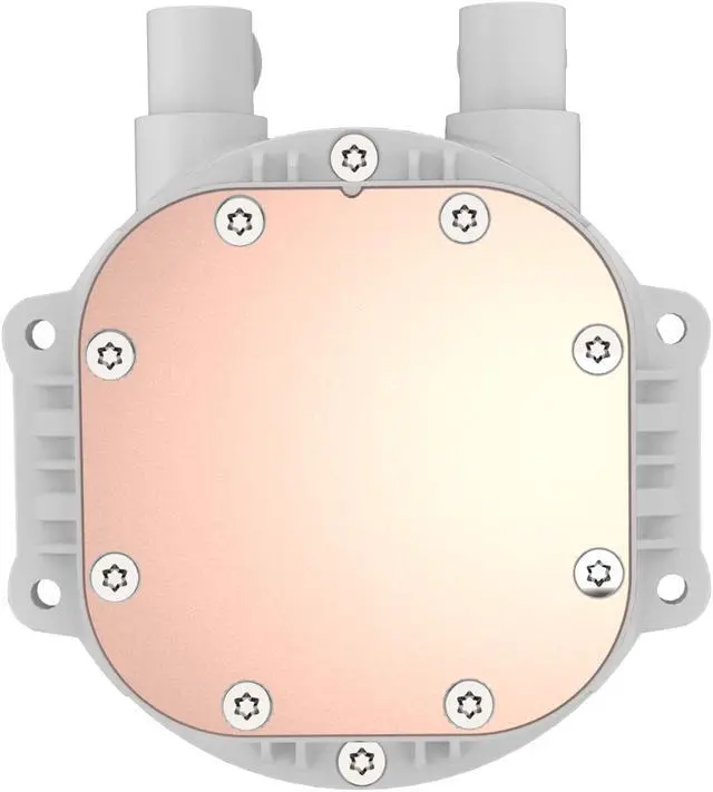 Alt view image 8 of 8 - GAMEMAX IceBurg 240 Digital WH, Liquid CPU Cooler 240mm Addressable ARGB Pump Fans 245W TDP AIO Water Cooler,  Supports Intel LGA 1851/1700, AMD AM5/AM4