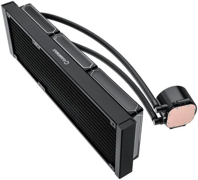 Alt view image 6 of 8 - GAMEMAX  IceBurg 360 Digital BK, Liquid CPU Cooler 360mm Addressable ARGB Pump Fans 290W TDP AIO Water Cooler