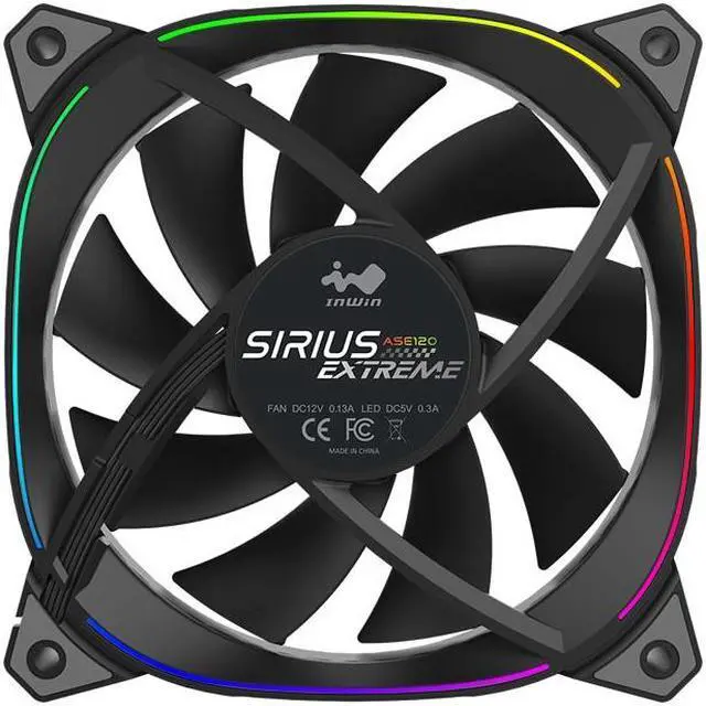 Alt view image 5 of 11 - IN WIN Sirius Extreme ASE120 Addressable RGB Fan - Triple Pack