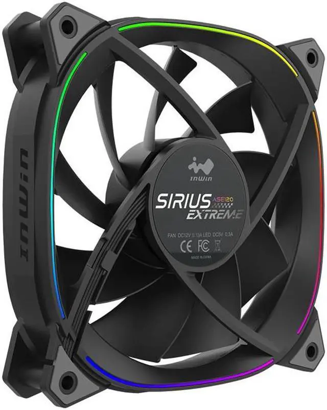 Alt view image 7 of 11 - IN WIN Sirius Extreme ASE120 Addressable RGB Fan - Triple Pack
