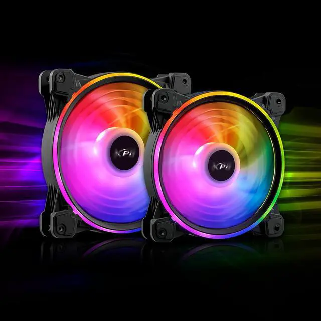 Alt view image 6 of 6 - XPG Hurricane 120mm ARGB Dual Ring PWM Case Fan