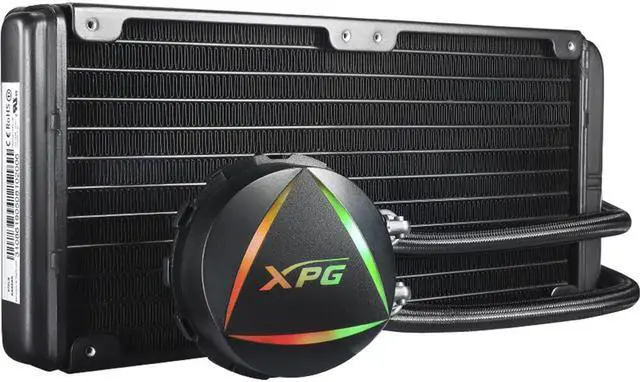Alt view image 3 of 5 - XPG Levante X 240 All-in-One ARGB CPU Liquid Cooler - 4.72" Maximum Fan Diameter -2000 RPM - Fluid Dynamic Bearing - 4-Pin PWM(LEVANTEX240-BKCWW)