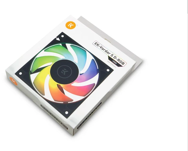 Alt view image 4 of 4 - EK-Vardar S 120ER D-RGB 120mm Addressable RGB PC Case Fan, 2200 RPM High Static Pressure PWM Fan, Sleeve Bearing, 4-Pin PWM + 3-Pin 5V ARGB