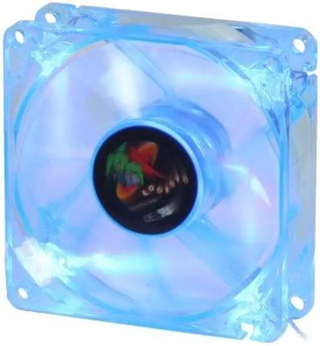Main image of LOGISYS Computer LT80UVBL 80mm UV Blue LED Case cooler