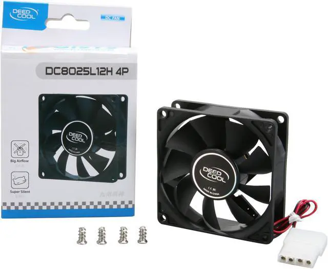 Alt view image 5 of 5 - LOGISYS Computer CF8025A 80mm Case cooler